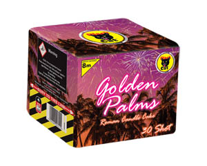 Golden Palms by Black Cat